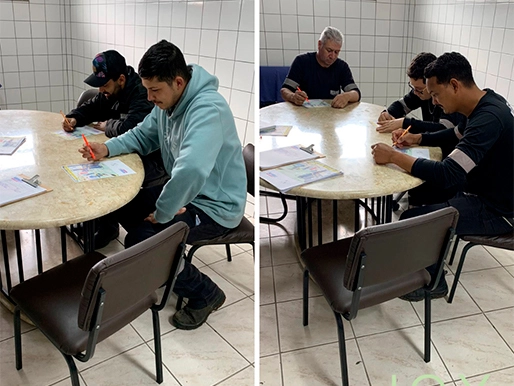 Imagens de exemplo de treinamento JOY MEDSEG | Medicina e Segurança do Trabalho